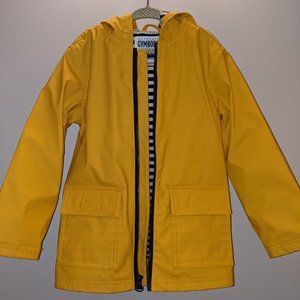 4T Classic Yellow Rubber Raincoat